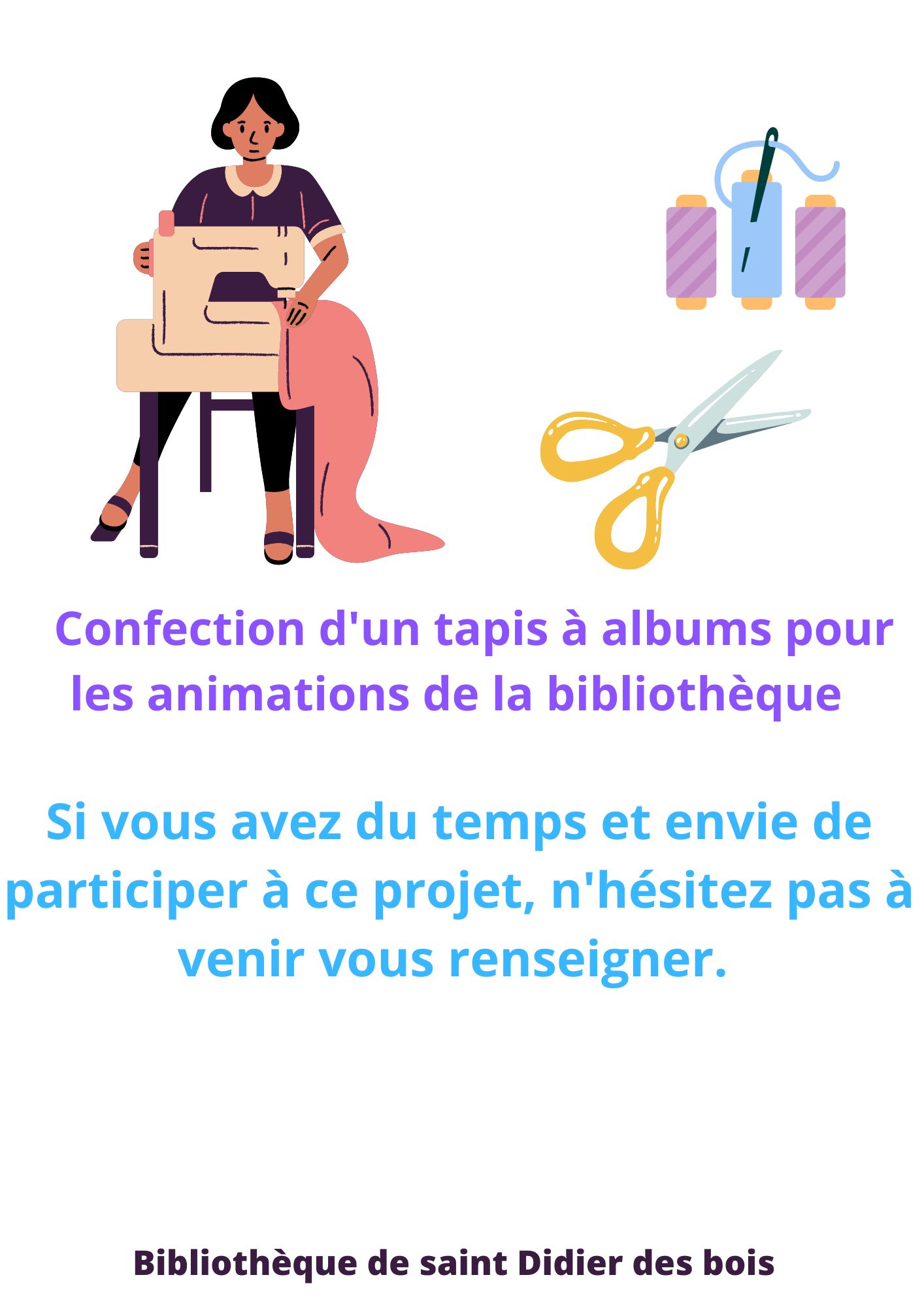 affiche couturières pour tapis